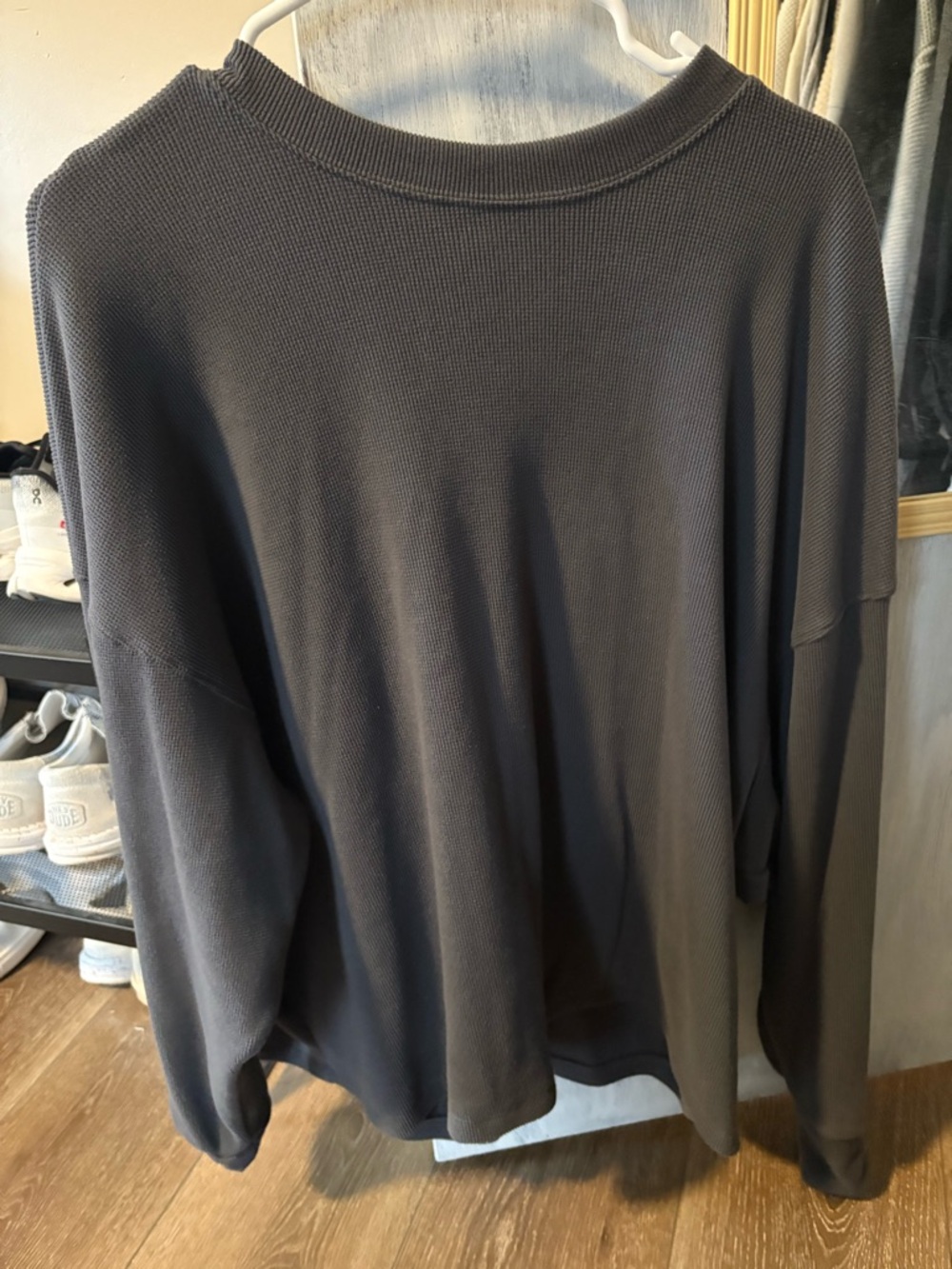 Abercrombie & Fitch Cream Sweatshirt L/XL